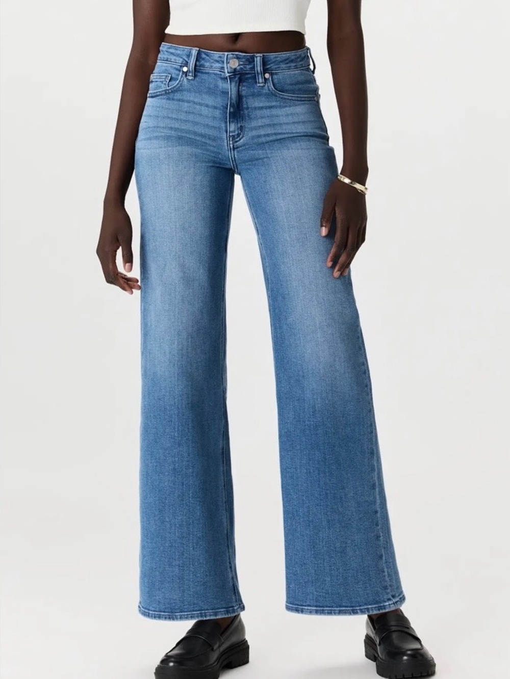 Quince Bella Stretch Wide Leg Jeans Size 31